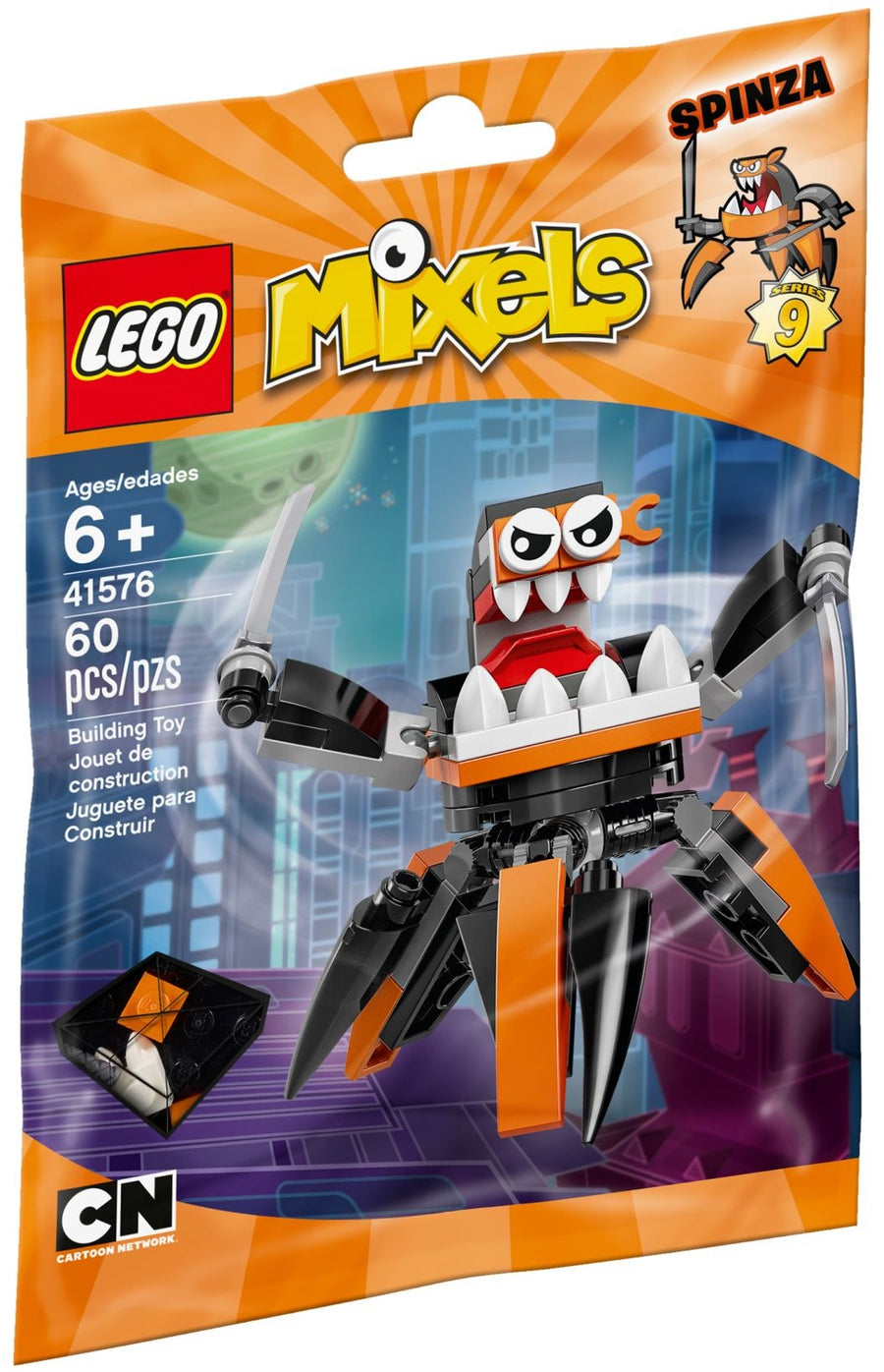 LEGO 41576 Spinza Mixels Nindjas Ninja Star Figure - SuperSaverAU - view 1