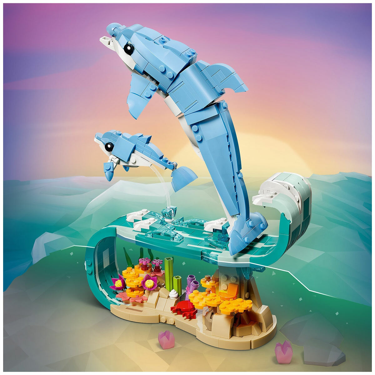 LEGO Creator 3 In 1 Sea Animals Beautiful Dolphins 31385