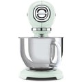 Smeg 50s retro style stand mixer 4.8L - Green finish, 800W, 10 speeds, planetary mixing - SMF03PGAU