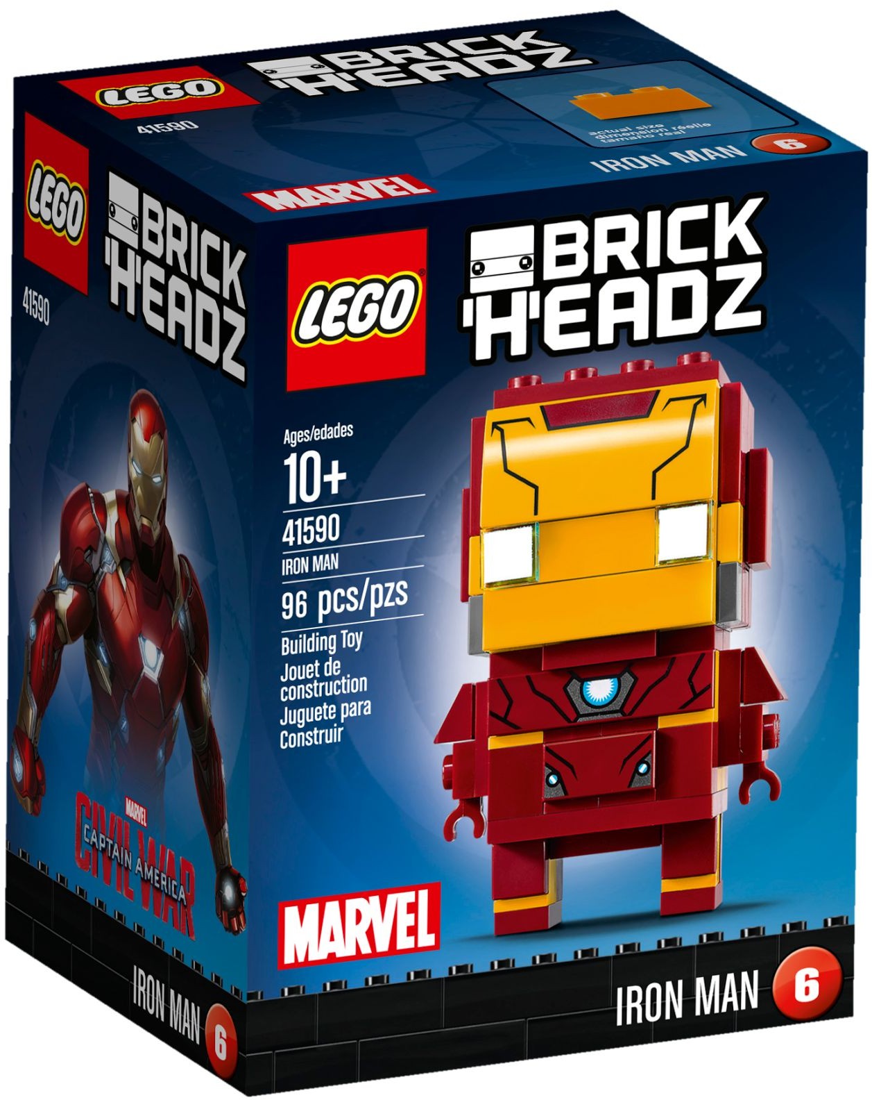 LEGO 41590 BrickHeadz Series Iron Man- Auzzi Store