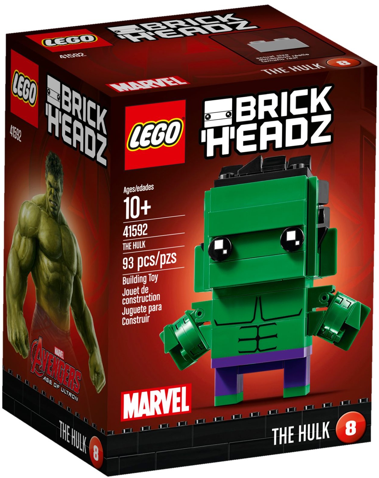 LEGO 41592 Brickheadz The Hulk- Auzzi Store