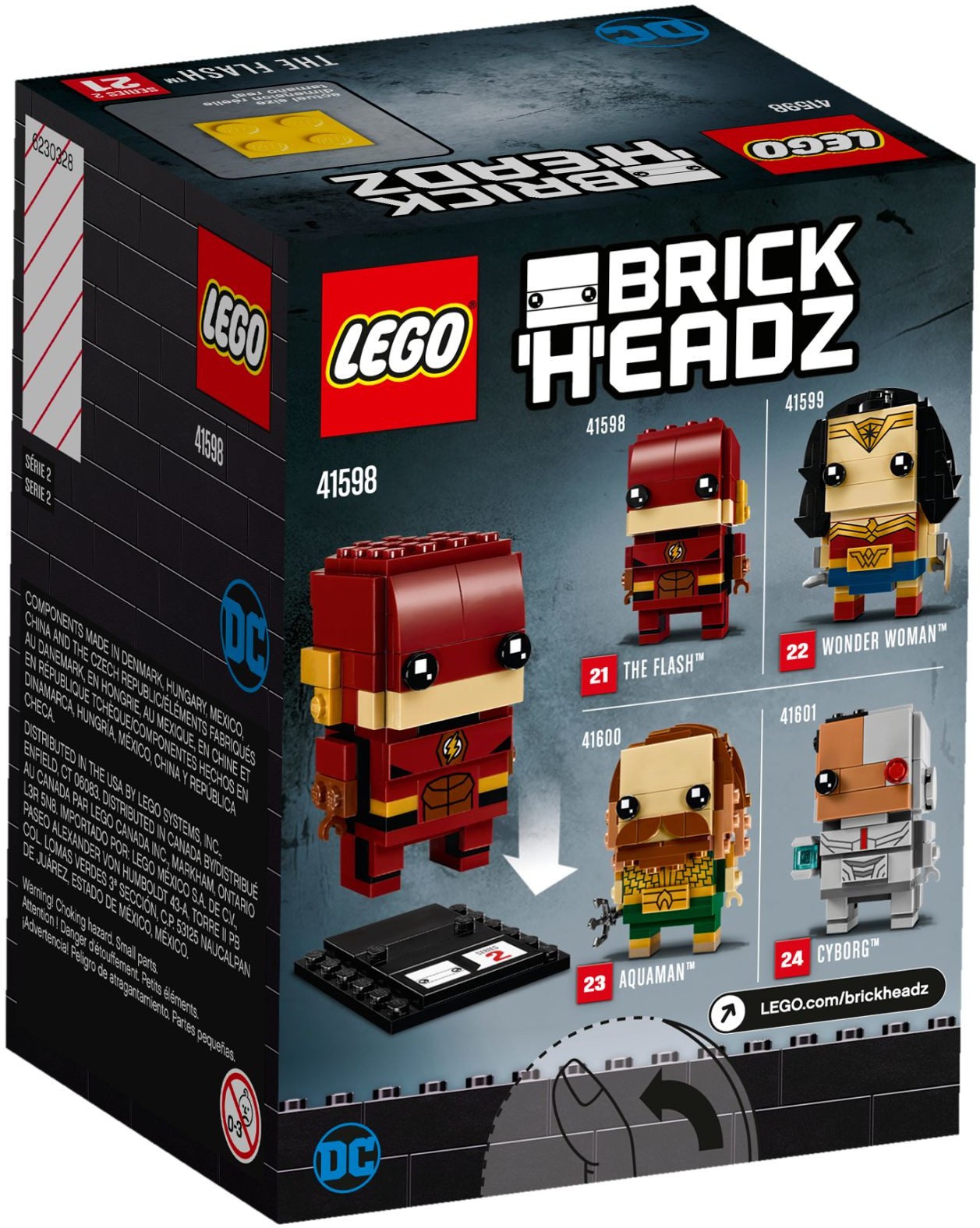 LEGO 41598 The Flash BrickHeadz Justice League - SuperSaverAU - view 2