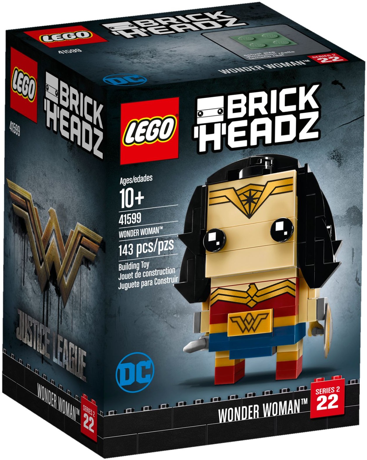 LEGO 41599 Wonder Woman BrickHeadz Building Kit