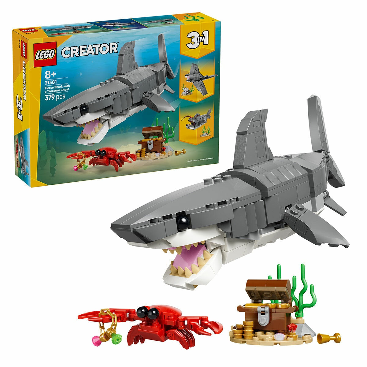 LEGO Creator Fierce Shark With A Treasure Chest 31381