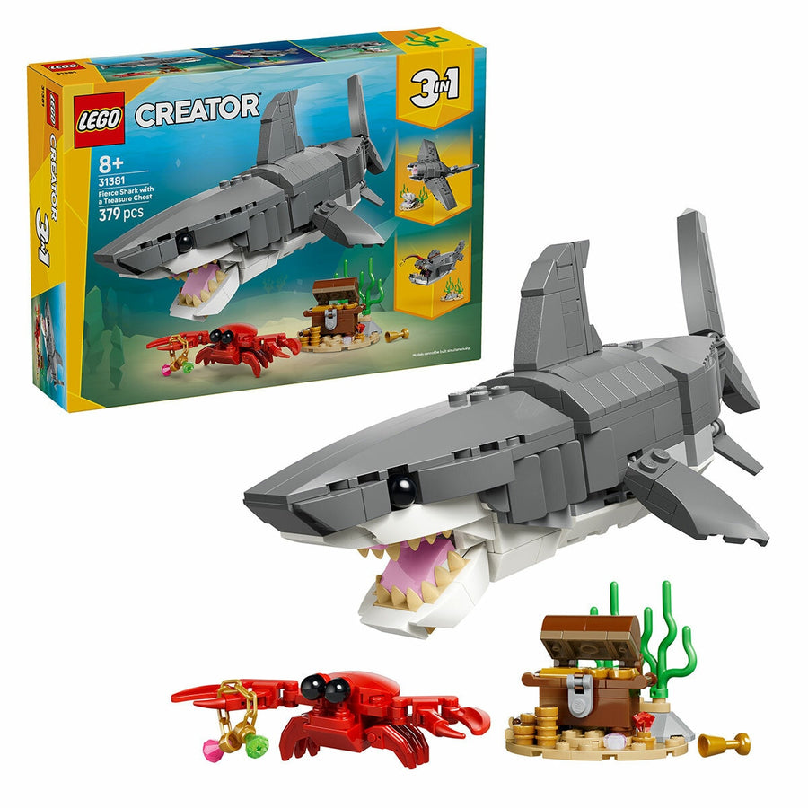 LEGO Creator Fierce Shark With A Treasure Chest 31381