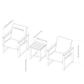 SunVilla Helio Seating 3 Piece Set