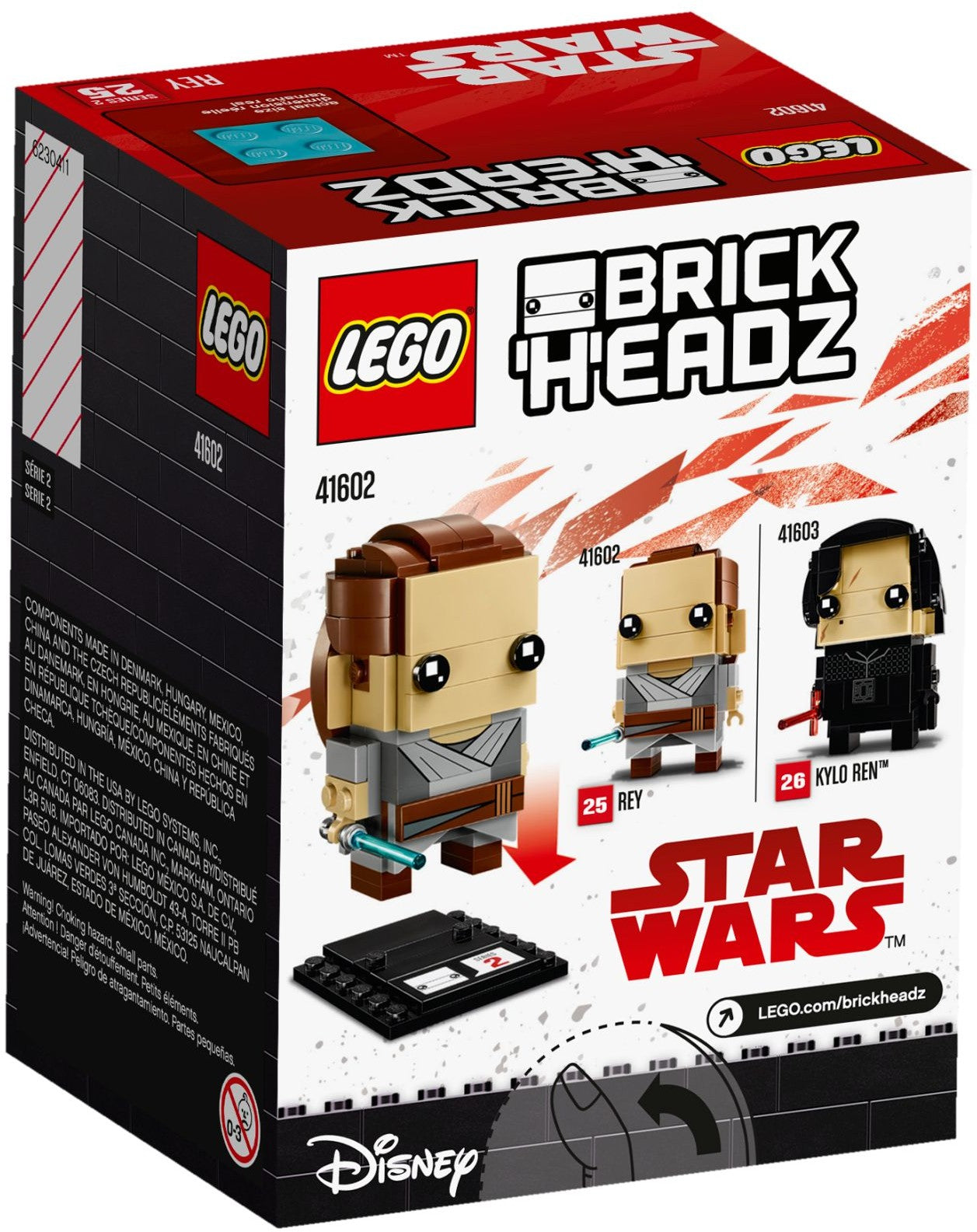 LEGO 41602 Rey BrickHeadz | Star Wars: The Last Jedi - SuperSaverAU - view 2