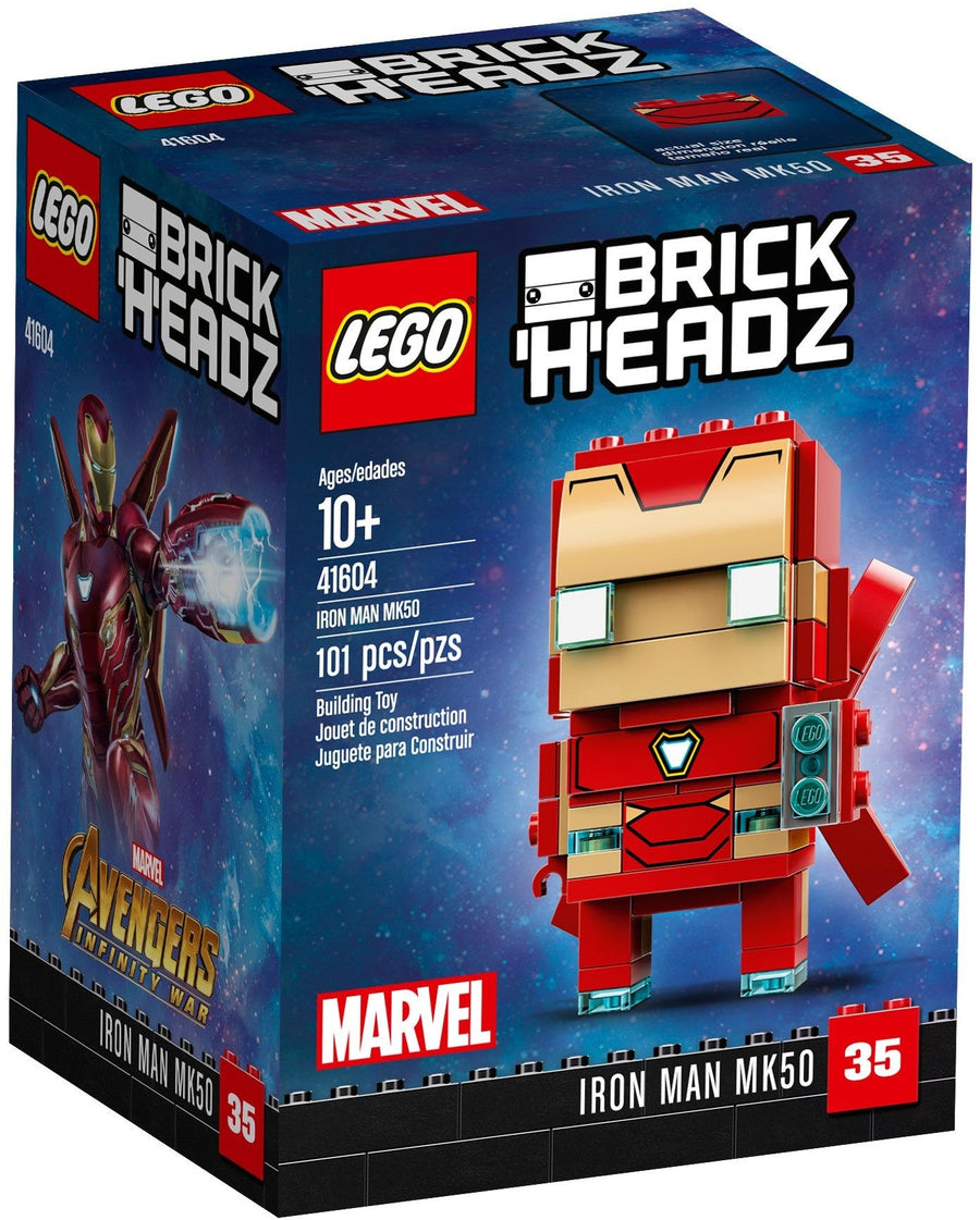 LEGO 41604 Iron Man MK50 BrickHeadz - Avengers Infinity War - SuperSaverAU - view 1