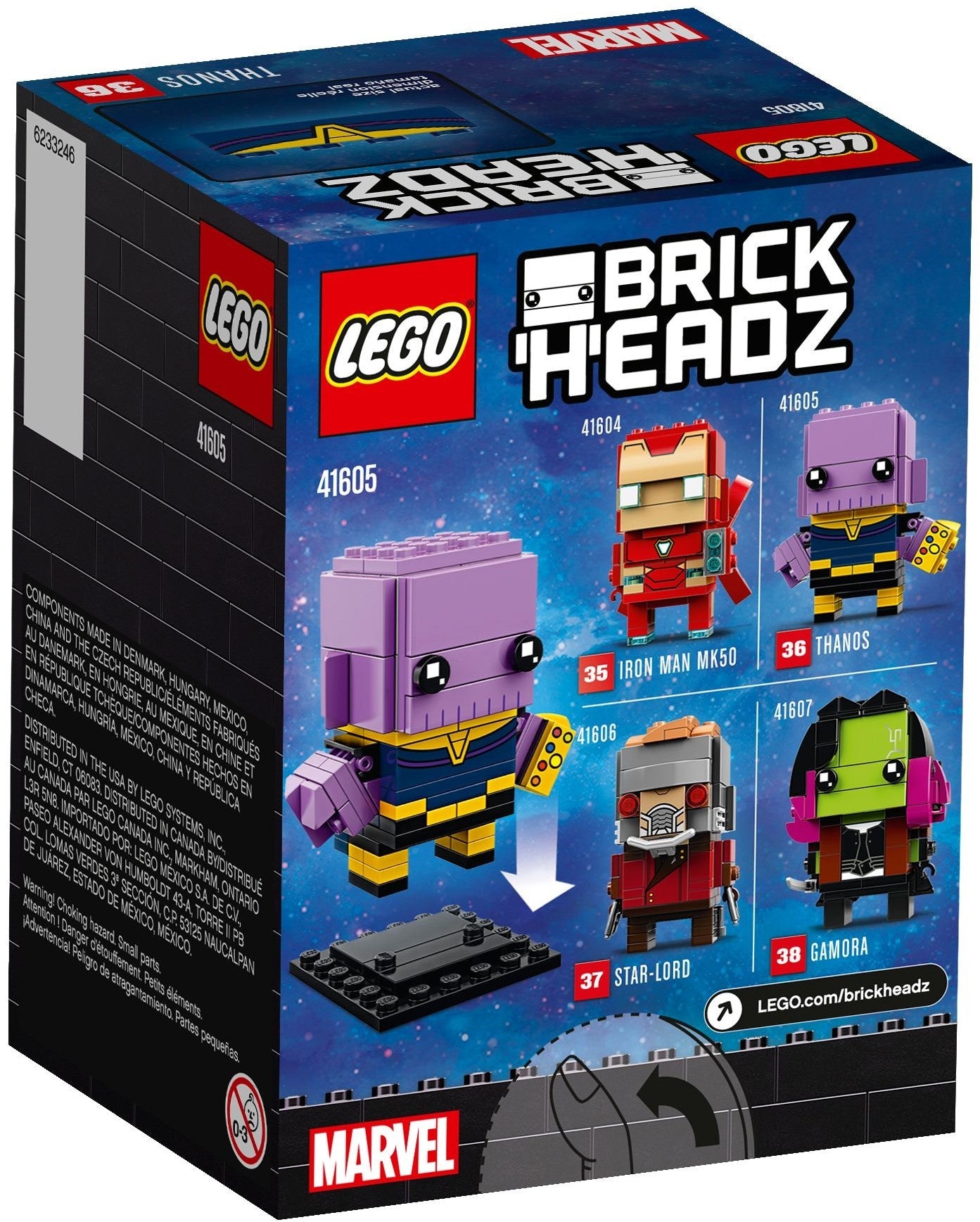 LEGO 41605 BrickHeadz Thanos- Auzzi Store