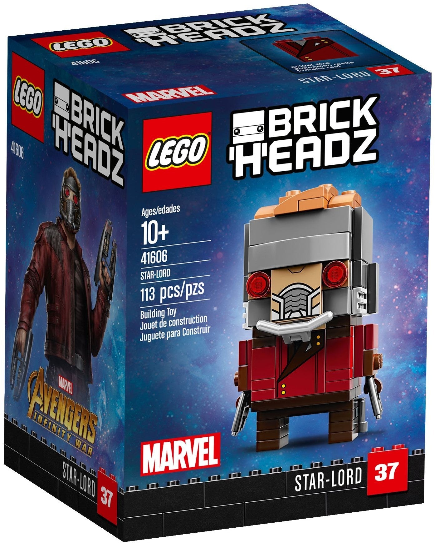 LEGO 41606 Star-Lord BrickHeadz - Avengers Infinity War - SuperSaverAU - view 1