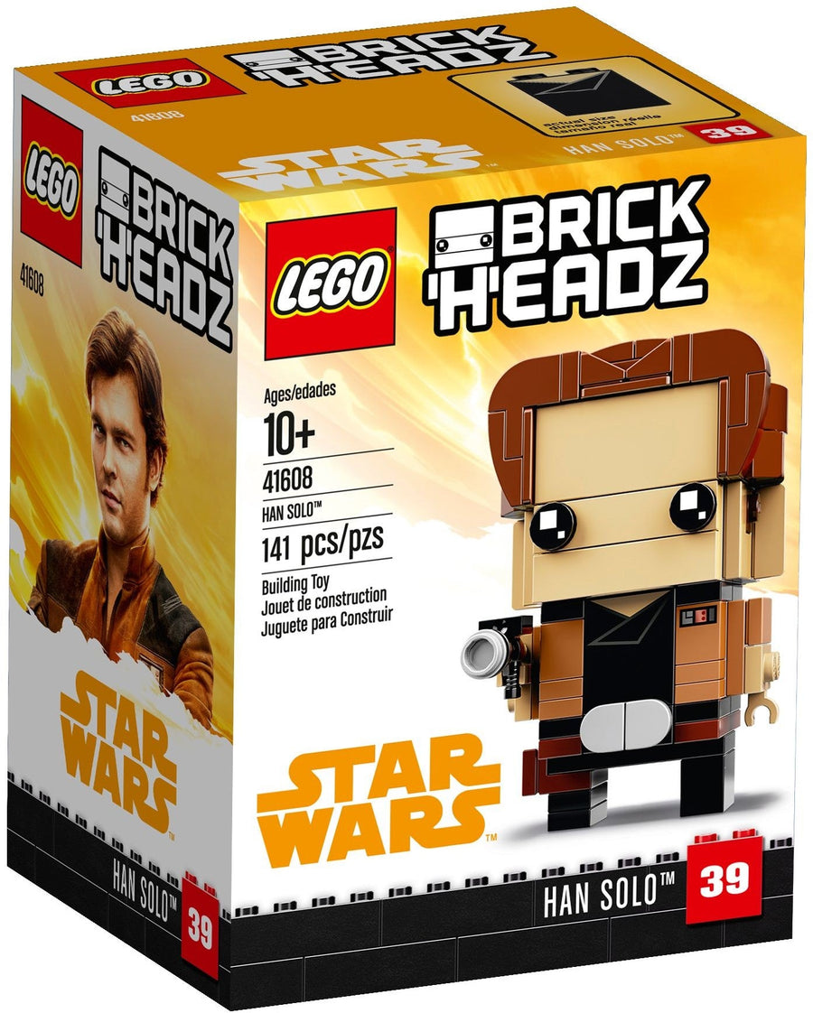 LEGO 41608 Han Solo BrickHeadz Star Wars Building Kit - SuperSaverAU - view 1