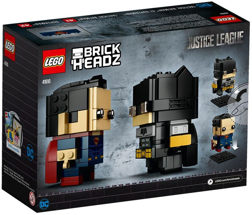 LEGO 41610 Tactical Batman & Superman BrickHeadz Justice League
