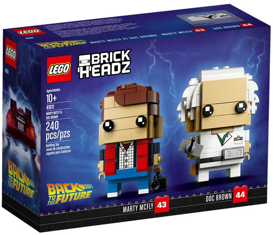 LEGO 41611 Back to the Future Marty & Doc BrickHeadz