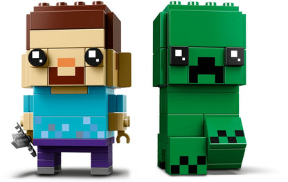 LEGO 41612 Minecraft Steve & Creeper BrickHeadz Set