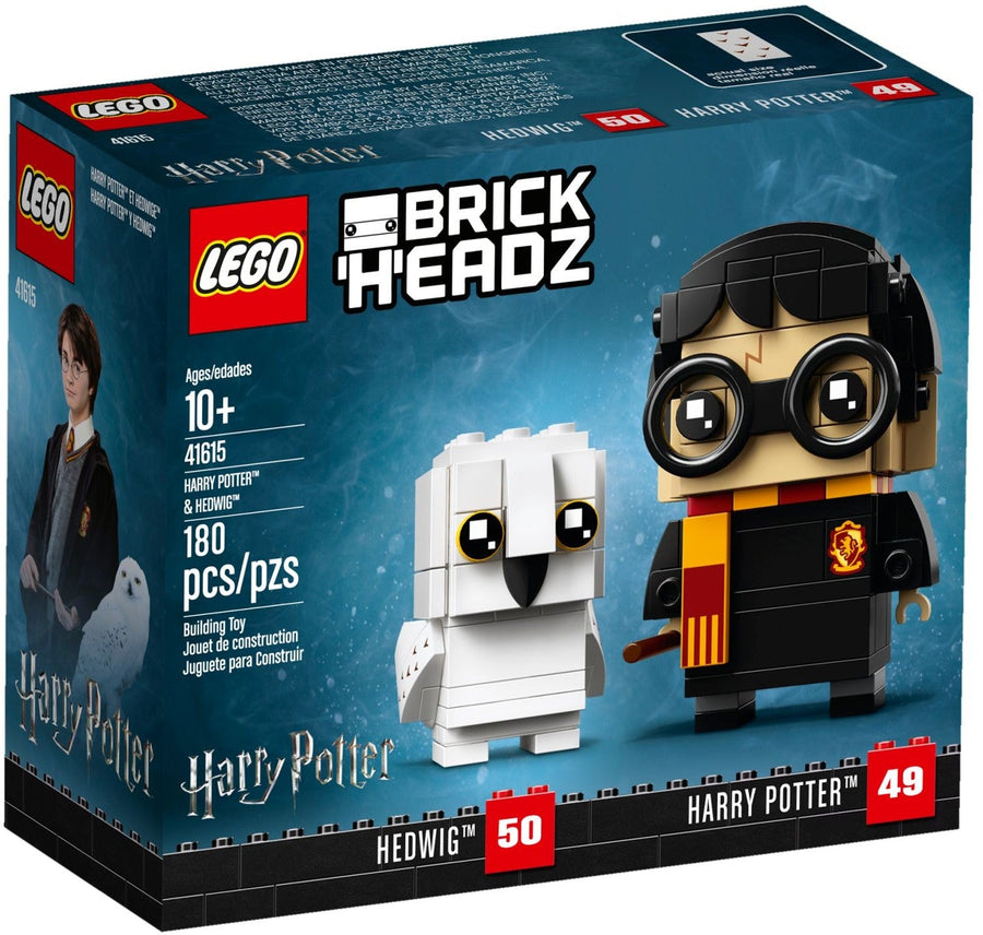 LEGO 41615 Harry Potter & Hedwig BrickHeadz Set - SuperSaverAU - view 1