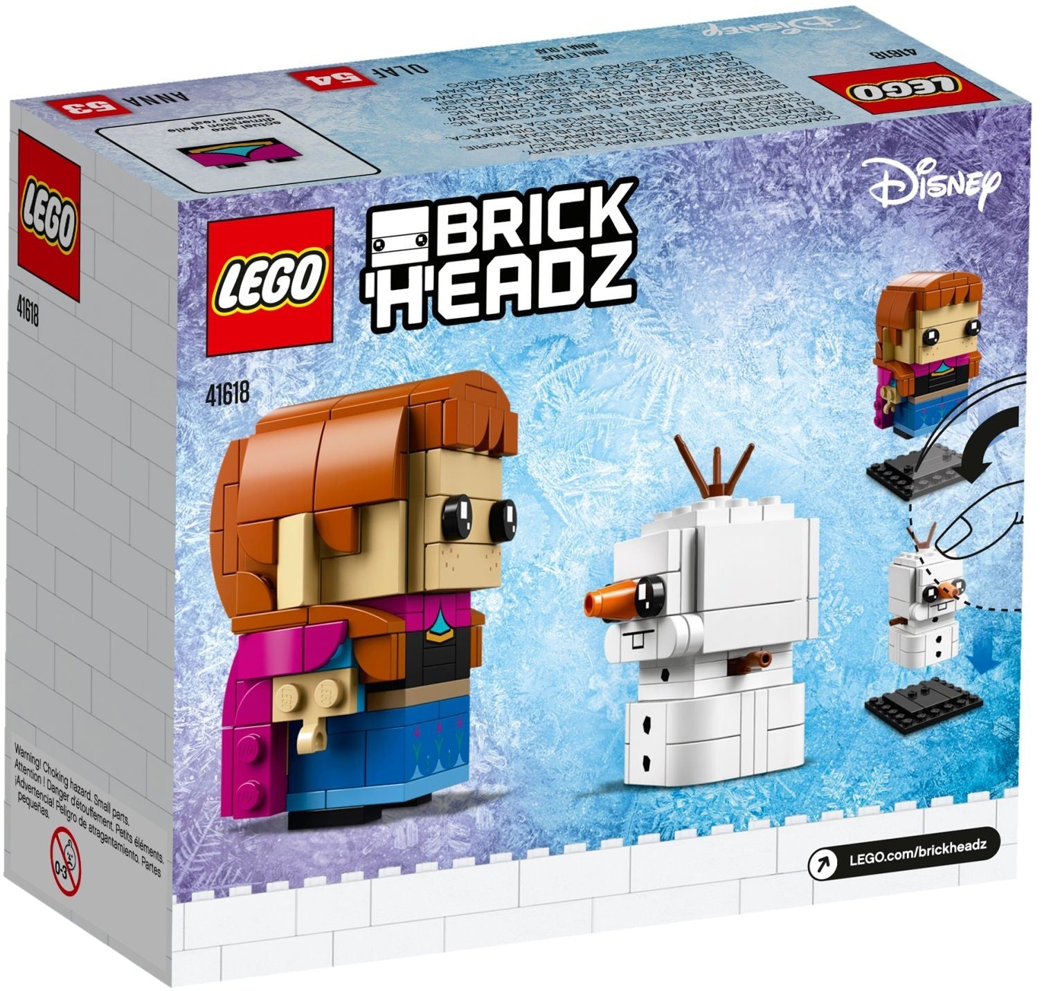 LEGO 41618 Brickheadz Anna & Olaf- Auzzi Store