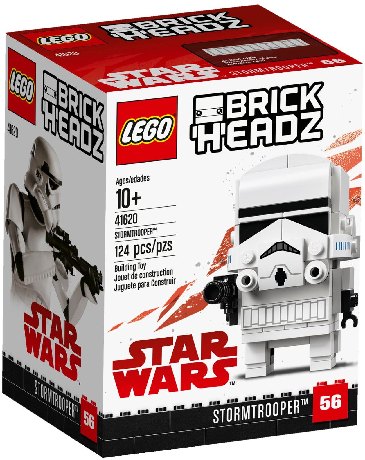 LEGO 41620 Star Wars Stormtrooper BrickHeadz Building Kit - SuperSaverAU - view 1