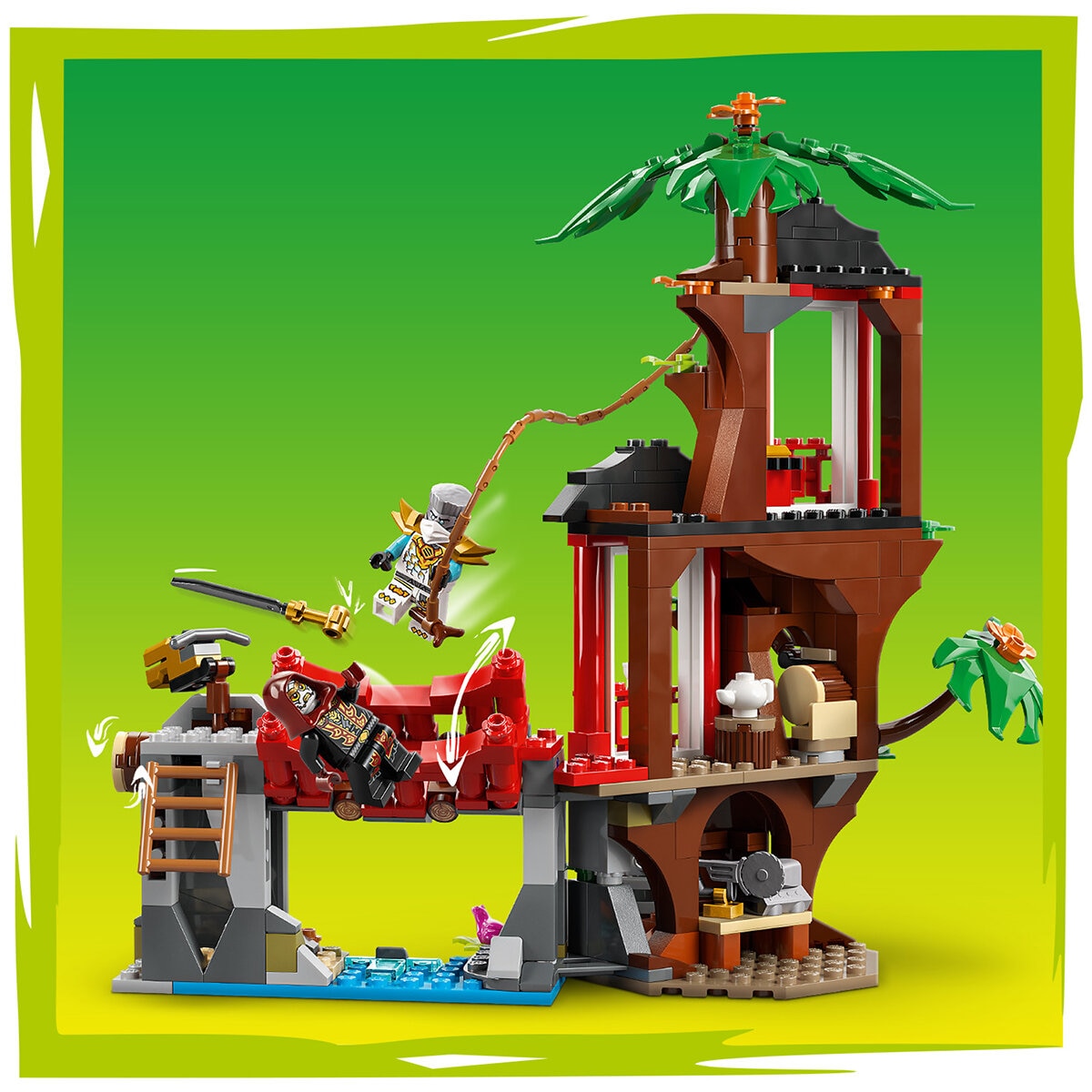 LEGO NINJAGO Ninja Vehicle Tree House Battle 71857