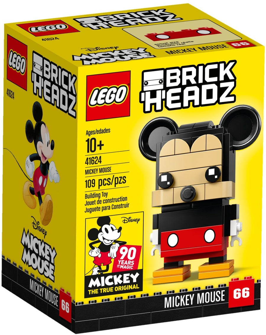 LEGO 41624 Mickey Mouse BrickHeadz Building Kit - SuperSaverAU - view 1