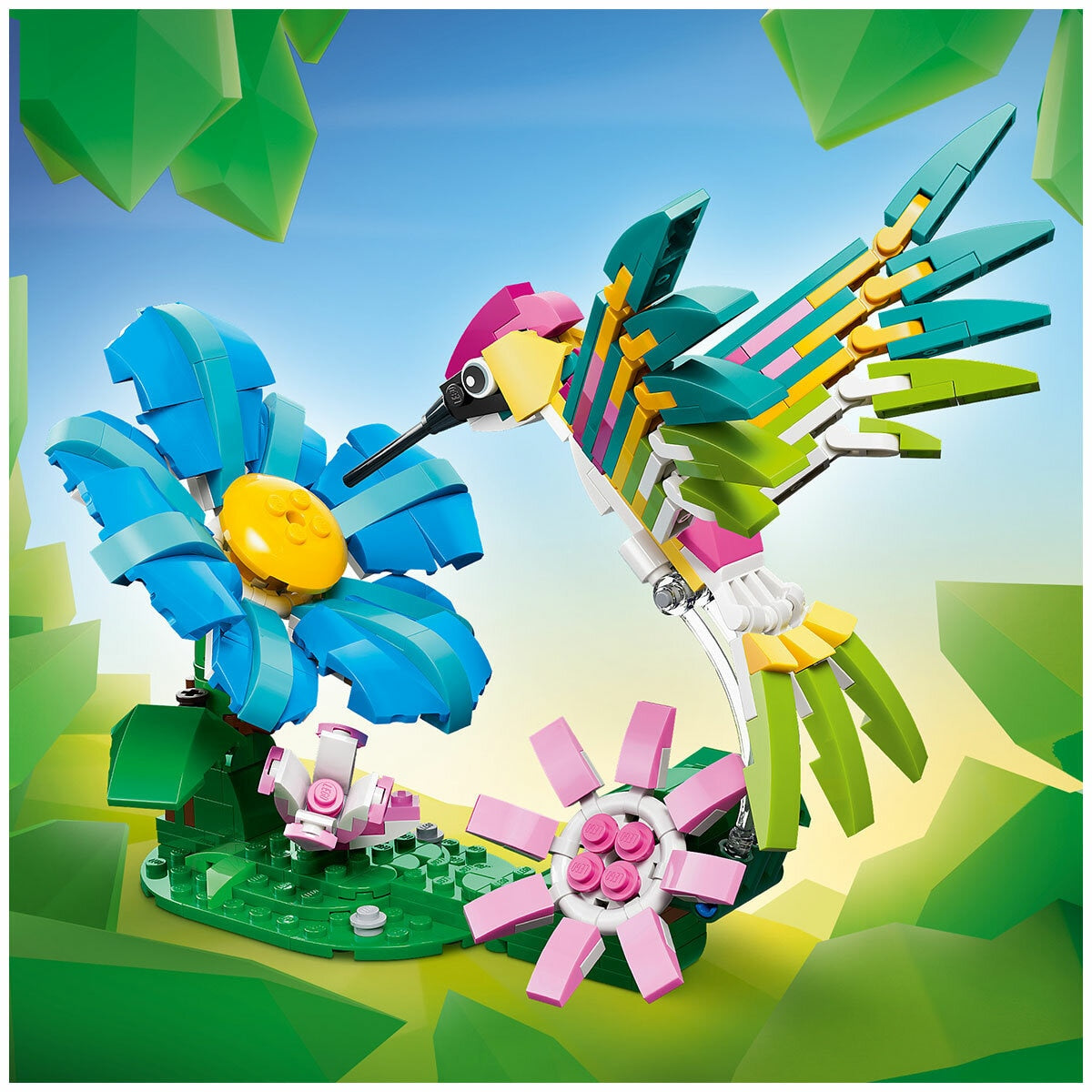 LEGO Creator 3 In 1 Wild Animals: Colourful Hummingbird 31384