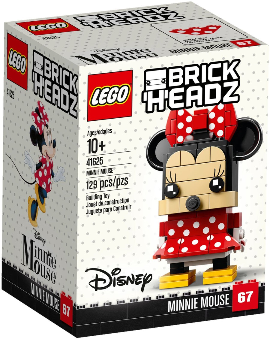 LEGO 41625 Minnie Mouse BrickHeadz Building Kit - SuperSaverAU - view 1