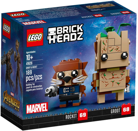 LEGO 41626 Groot & Rocket BrickHeadz Set - Avengers - SuperSaverAU - view 1