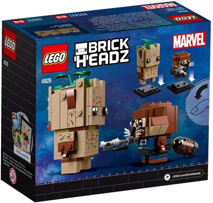 LEGO 41626 Groot & Rocket BrickHeadz Set - Avengers