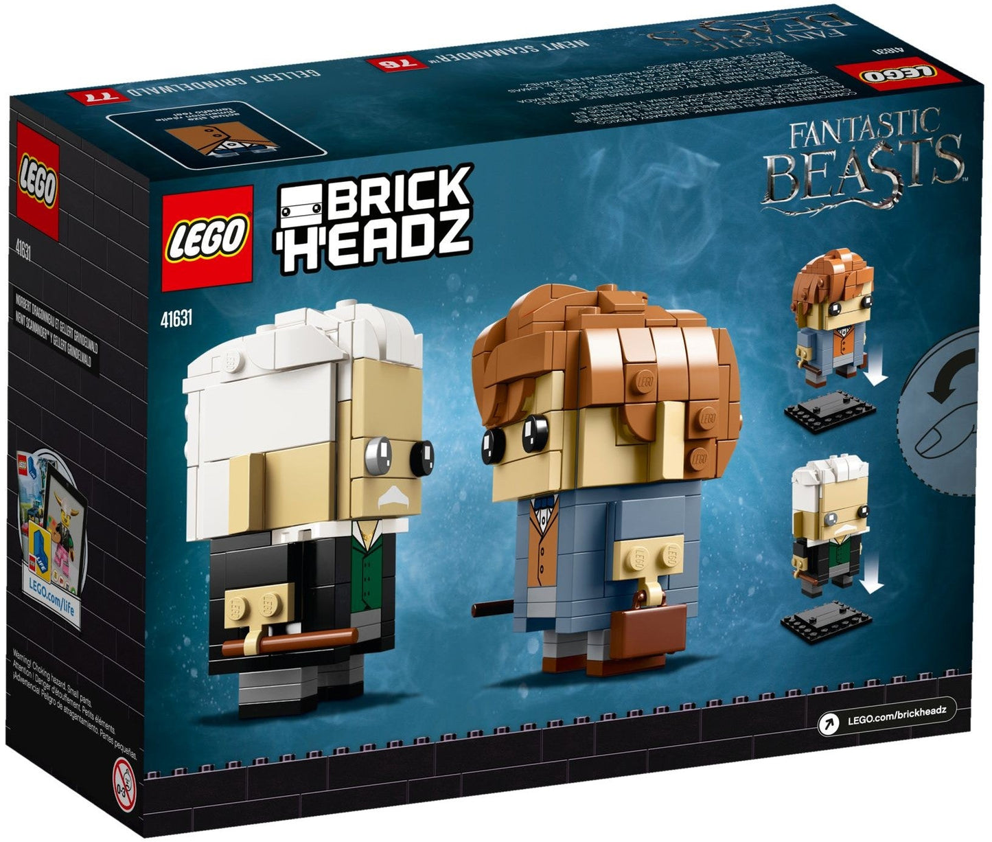 LEGO 41631 Newt & Grindelwald BrickHeadz Set