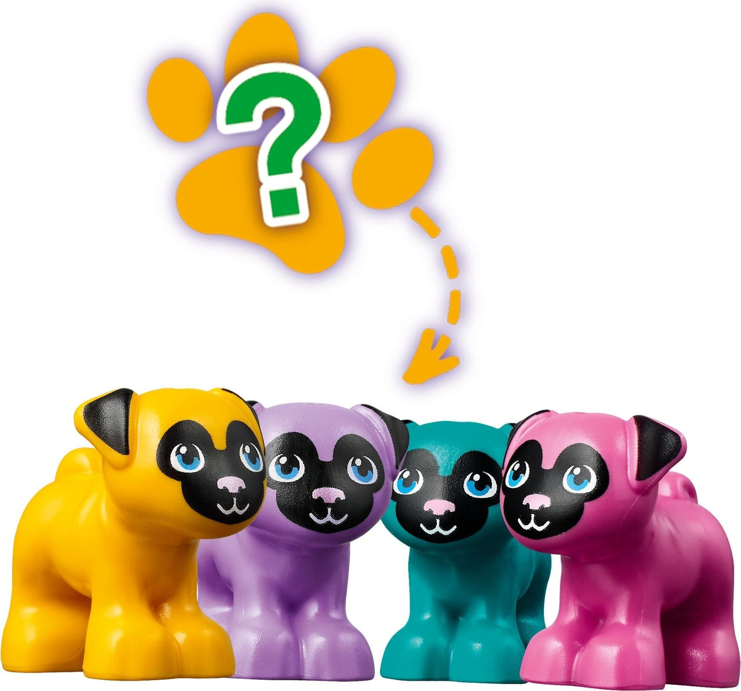 LEGO 41664 Mia's Pug Cube: Portable Playset with Surprise Puppy