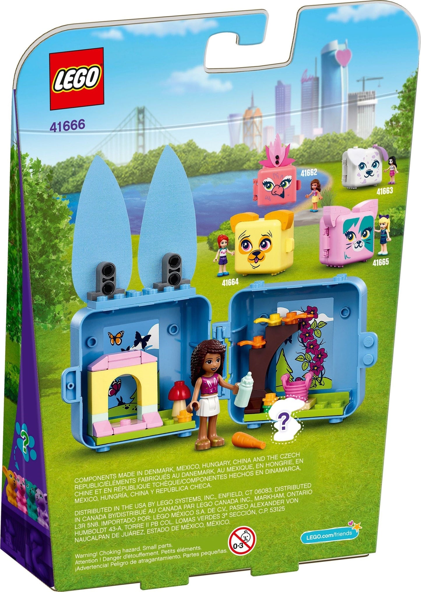 LEGO Friends Series 41666 Andrea's Bunny Cube- Auzzi Store