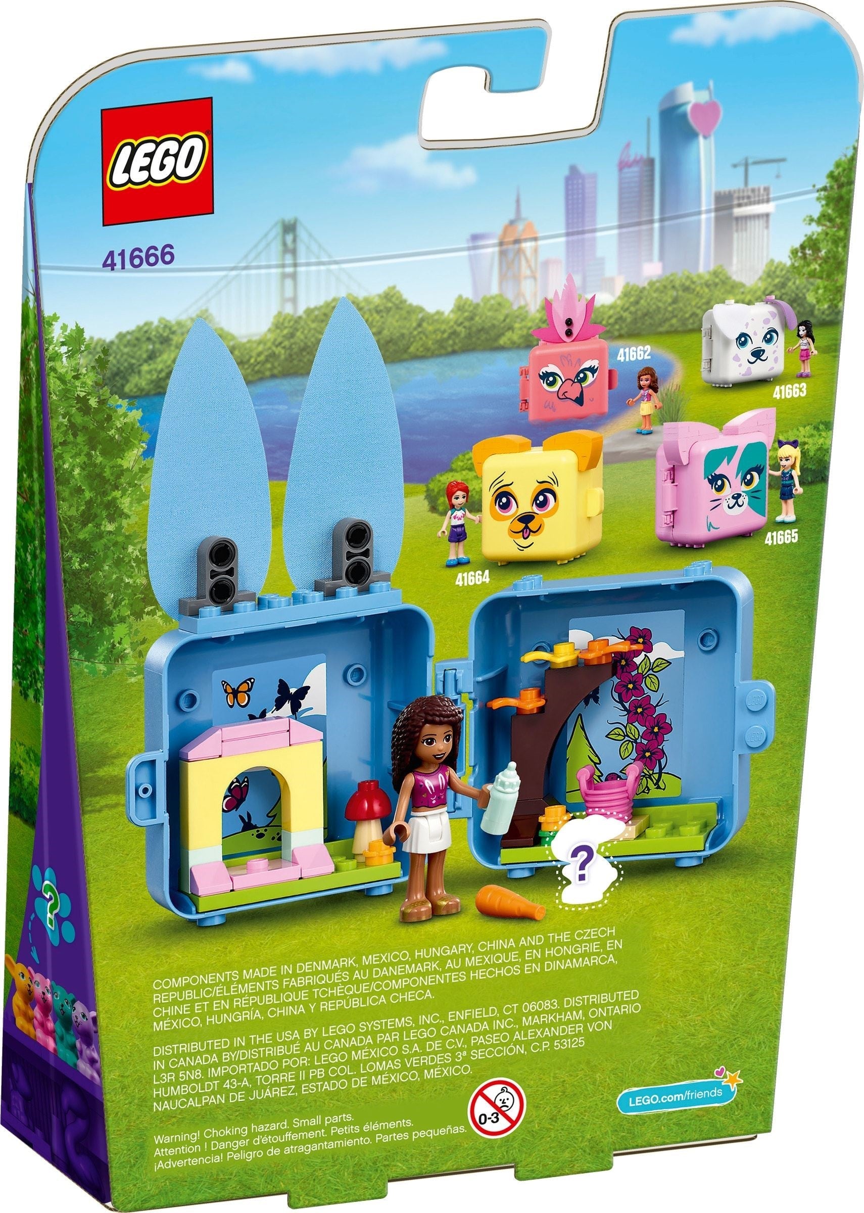 LEGO Friends Series 41666 Andrea's Bunny Cube- Auzzi Store