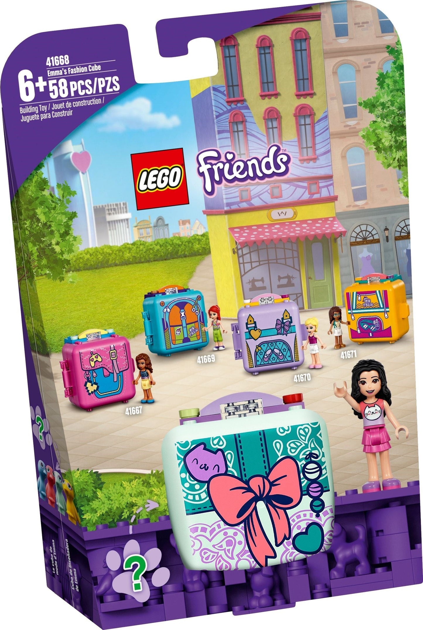 LEGO 41668 Emma's Fashion Cube: Portable Sewing Toy for Kids