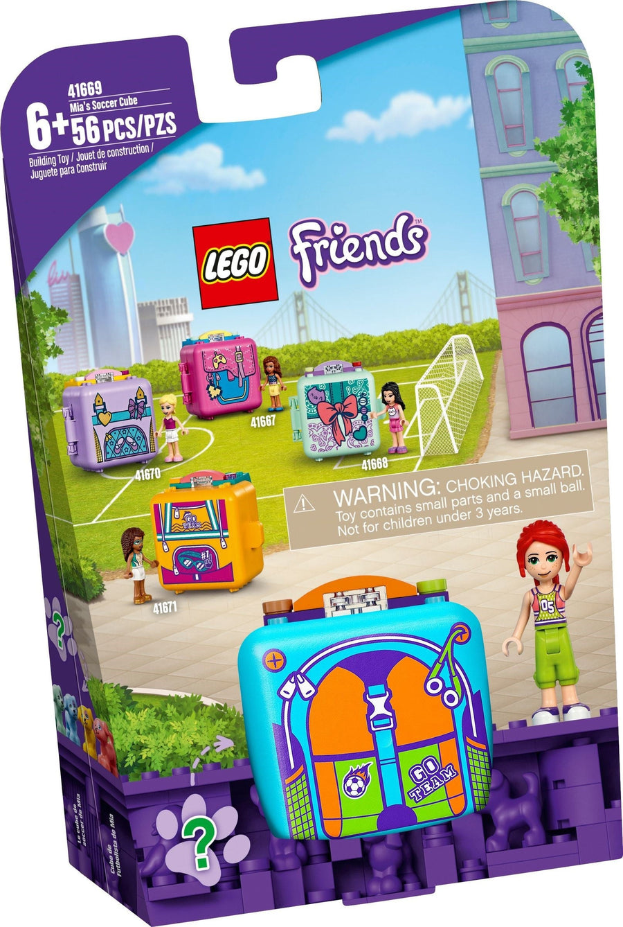 LEGO 41669 Mia's Soccer Cube: Portable Playset for Kids - SuperSaverAU - view 1