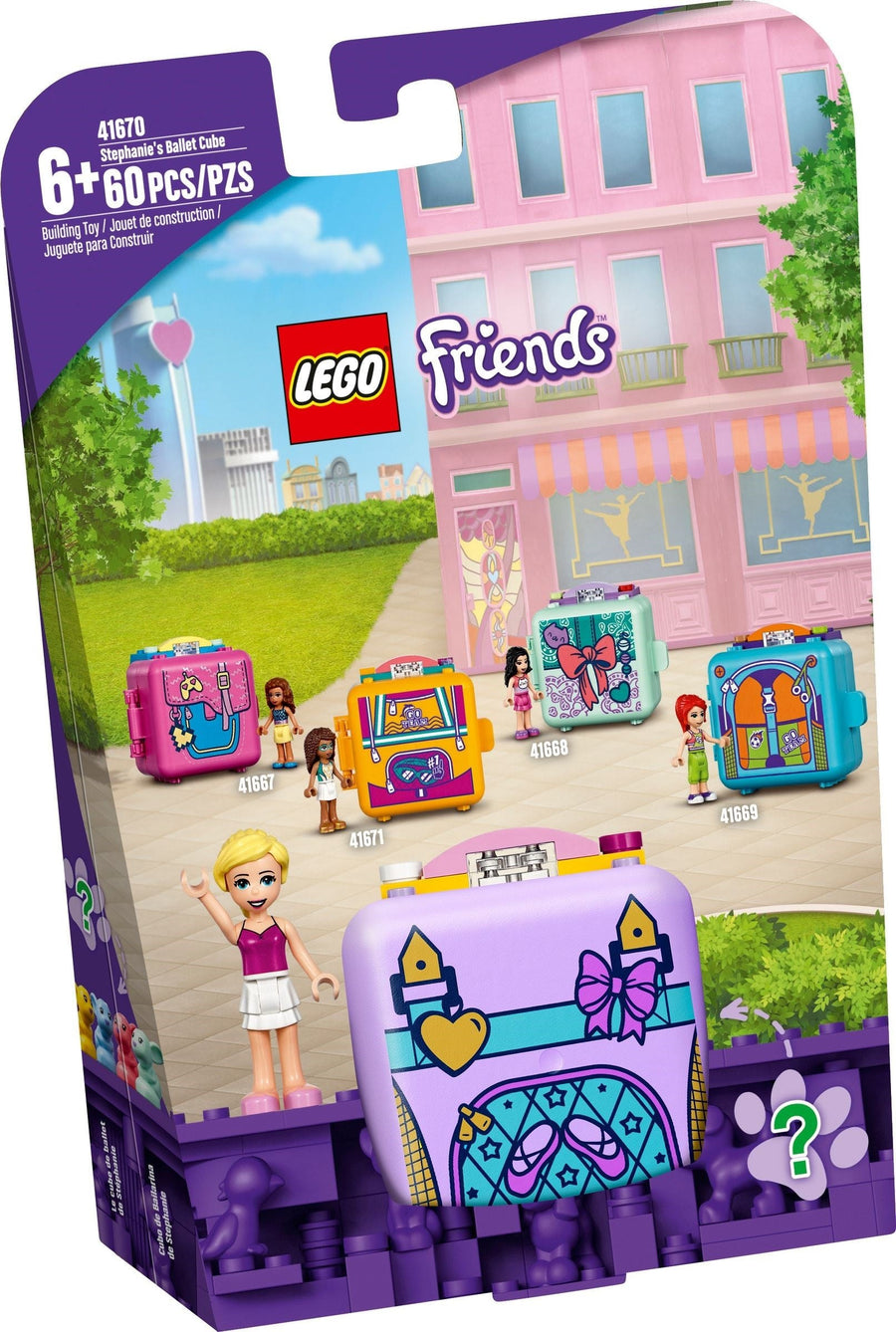 LEGO 41670 Stephanie's Ballet Cube Portable Playset - SuperSaverAU - view 1