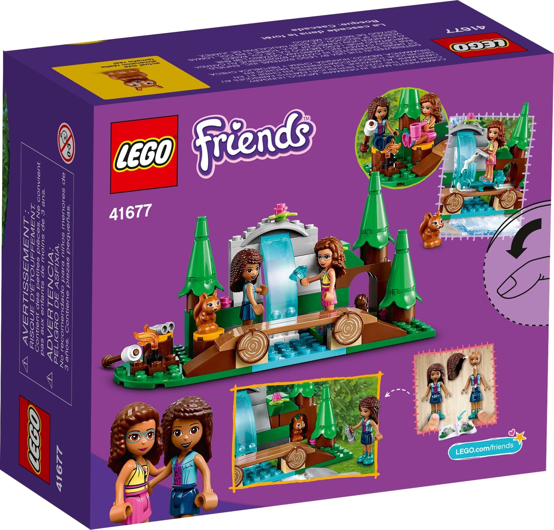 LEGO 41677 Forest Waterfall Adventure with Andrea & Olivia - SuperSaverAU - view 2