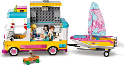 LEGO Friends Series 41681 Forest Camper Van and Sailboat- Auzzi Store