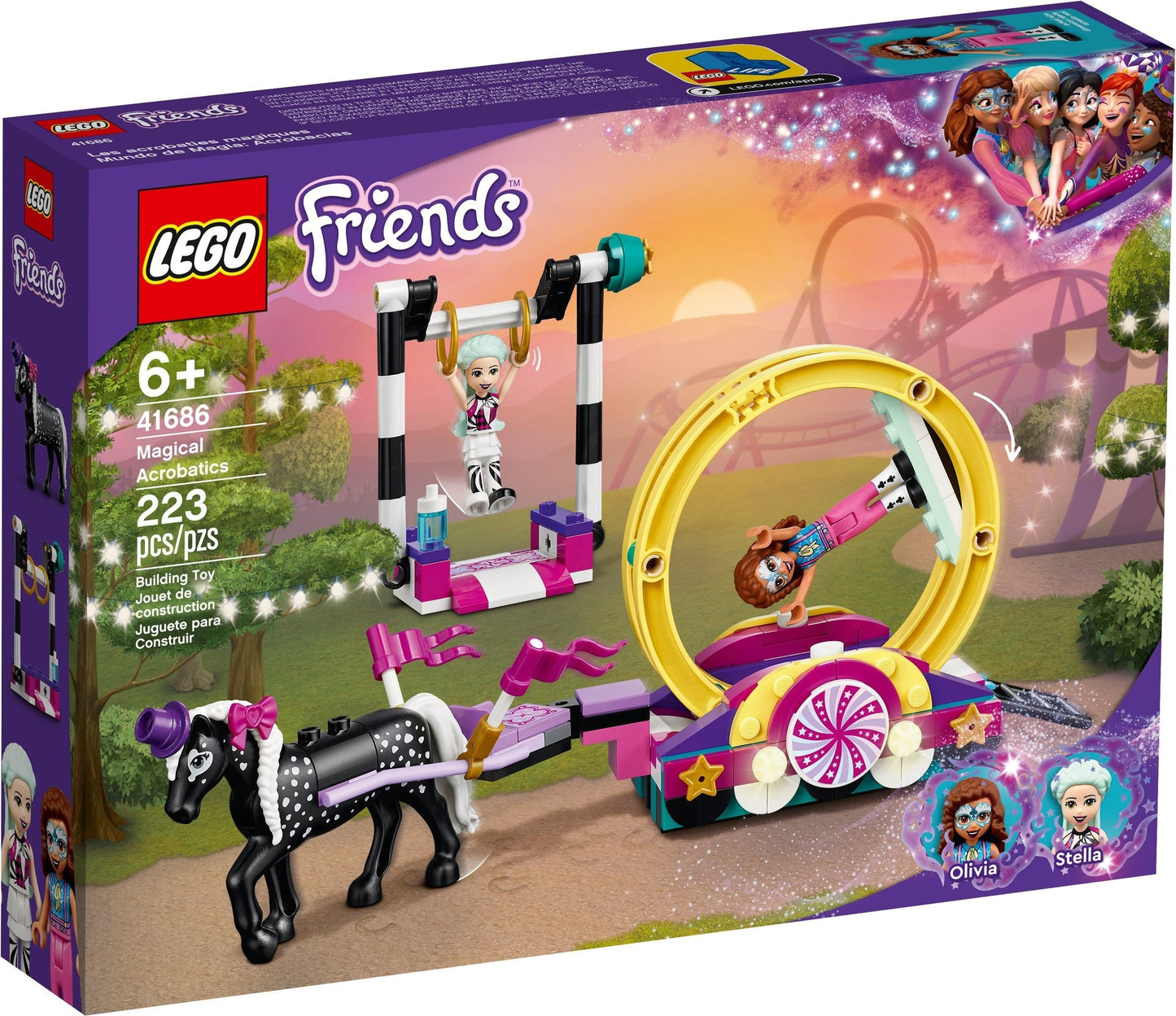 LEGO Friends Series 41686 Magical Acrobatics- Auzzi Store