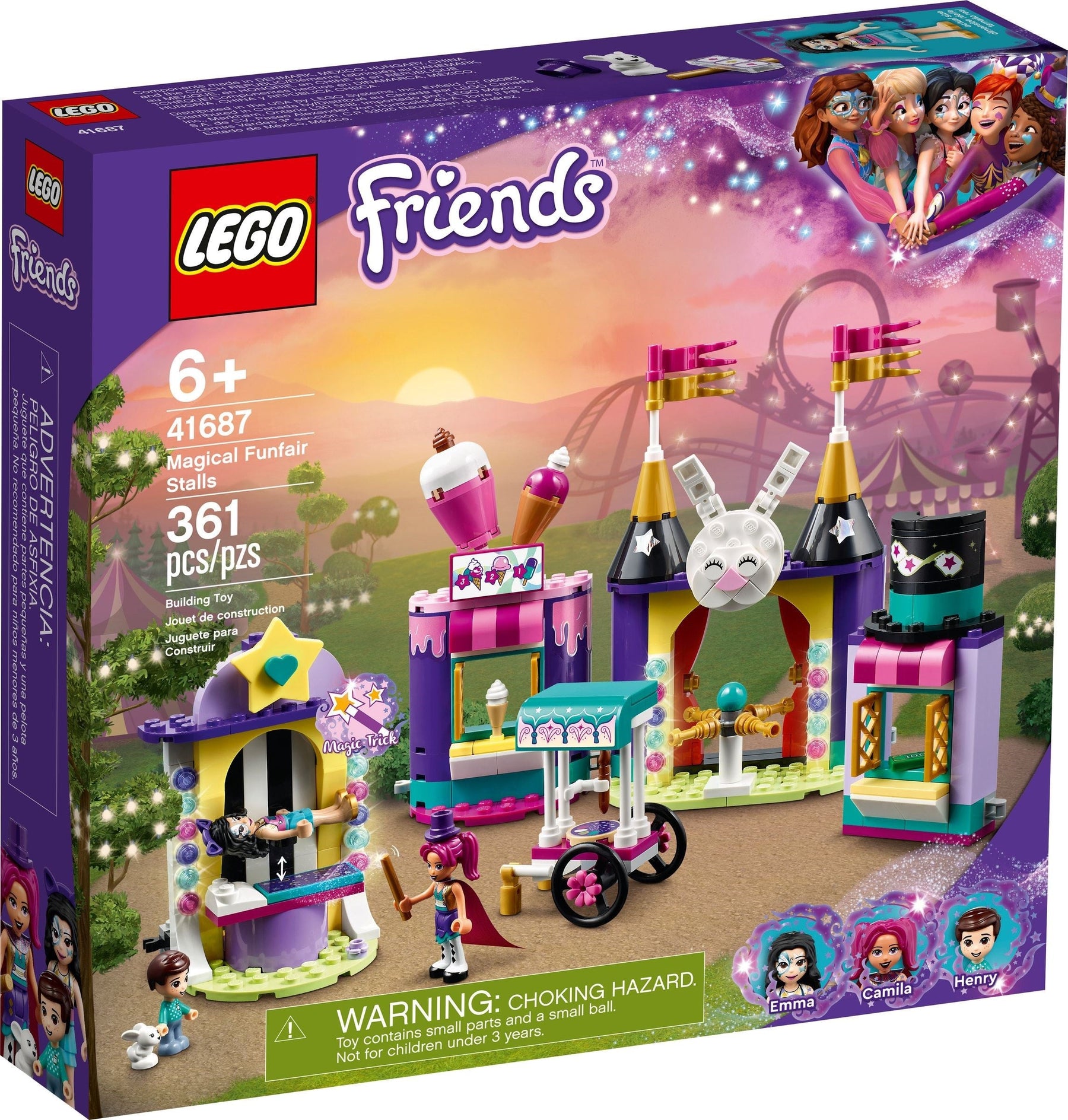 LEGO Friends Magical Funfair Stalls Playset (41687) - SuperSaverAU - view 1