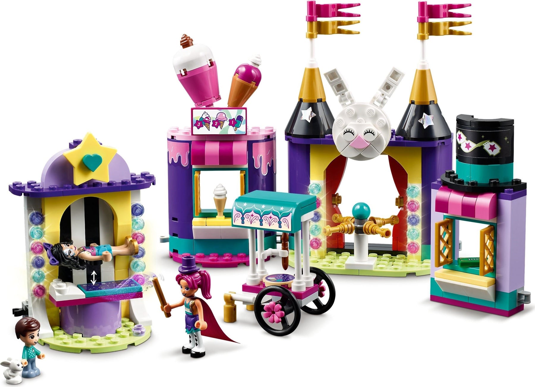 LEGO Friends Magical Funfair Stalls Playset (41687) - SuperSaverAU - view 3