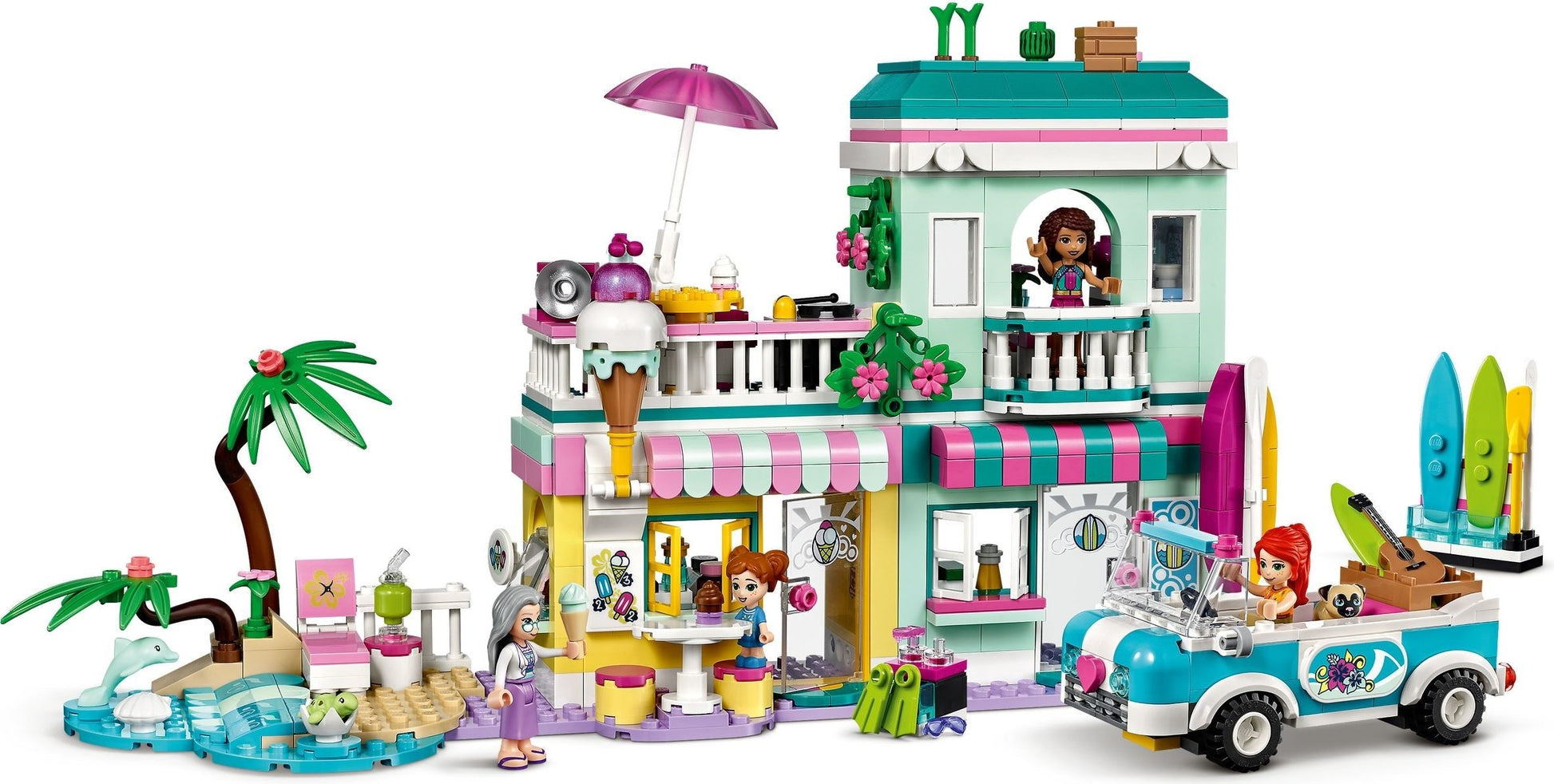 LEGO Friends Series 41693 Surfer Beachfront- Auzzi Store