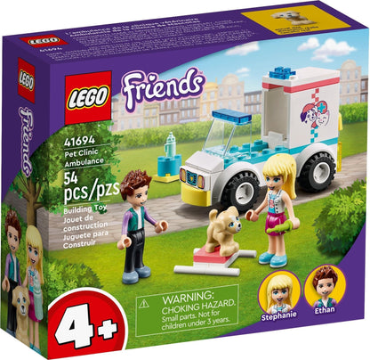 LEGO Friends 41694 Pet Clinic Ambulance- Auzzi Store