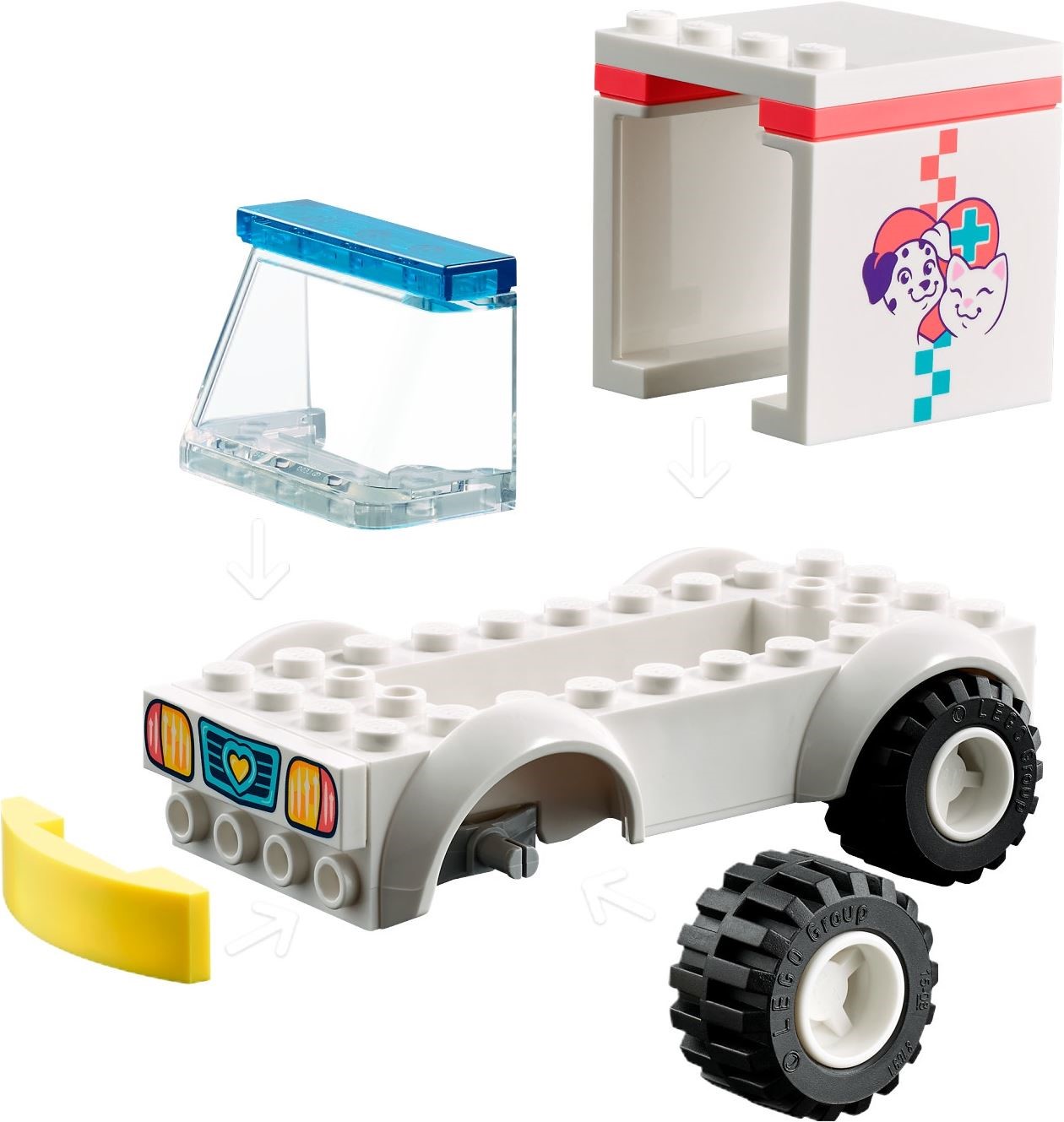 LEGO Friends 41694 Pet Clinic Ambulance- Auzzi Store