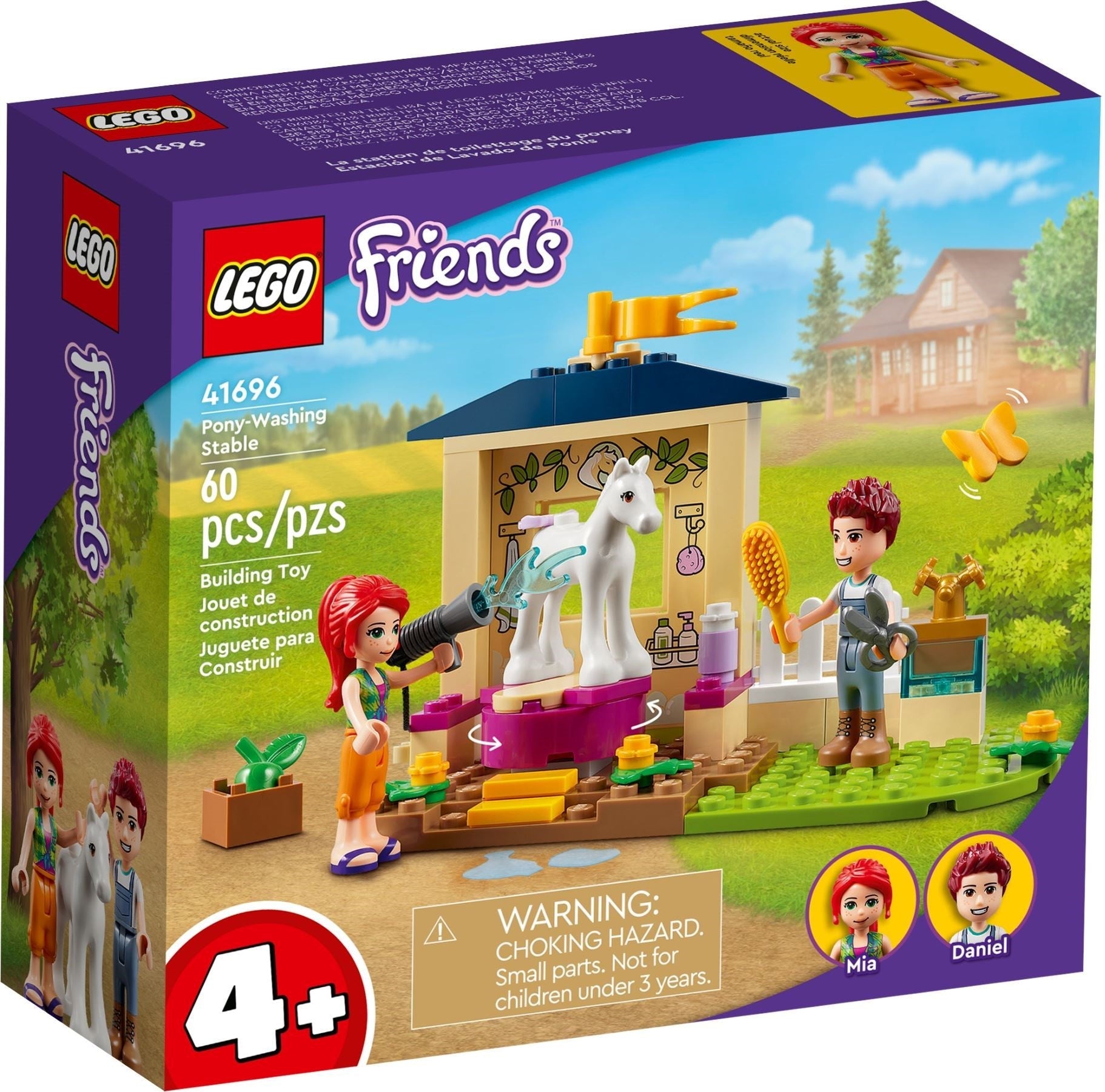LEGO Friends 41696 Pony-Washing Stable- Auzzi Store