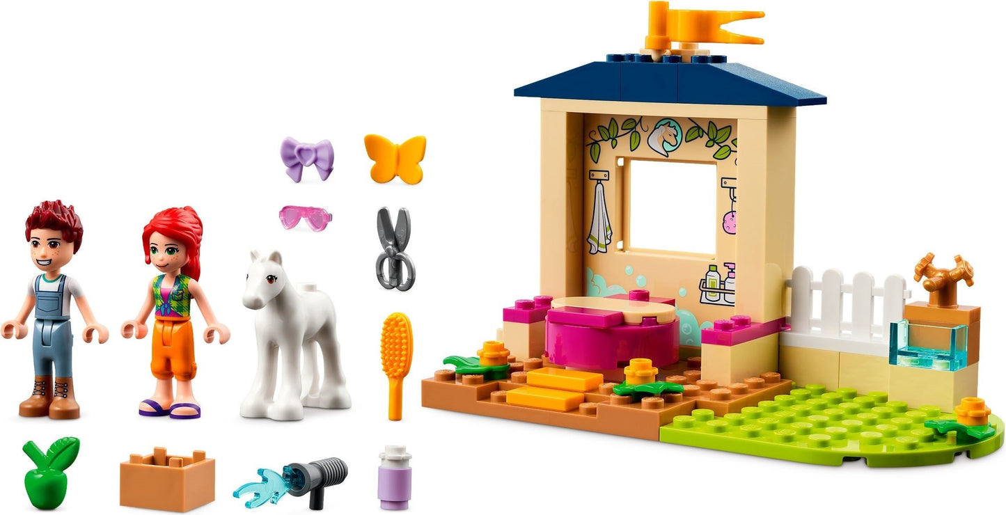 LEGO Friends 41696 Pony-Washing Stable- Auzzi Store