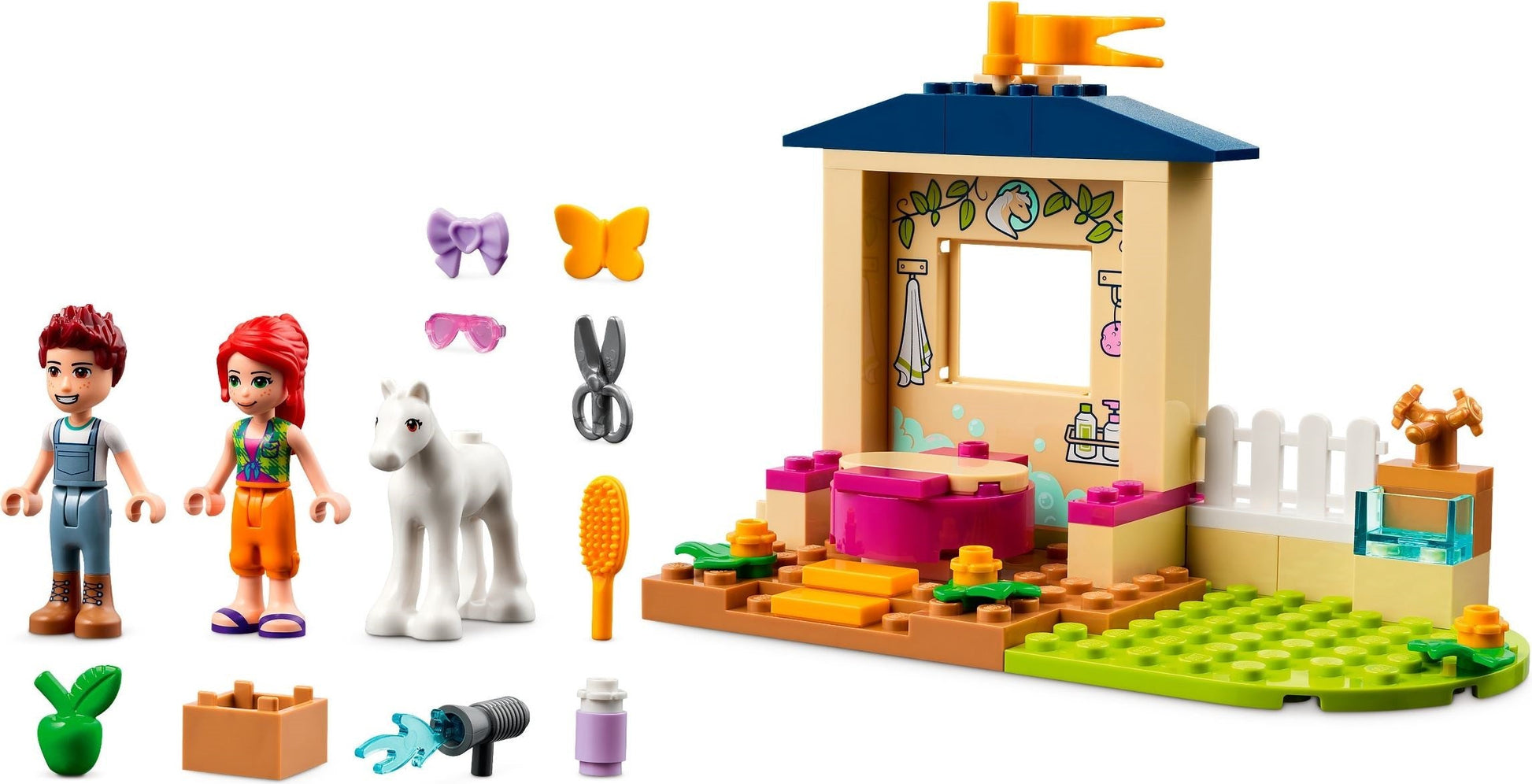 LEGO Friends 41696 Pony-Washing Stable- Auzzi Store
