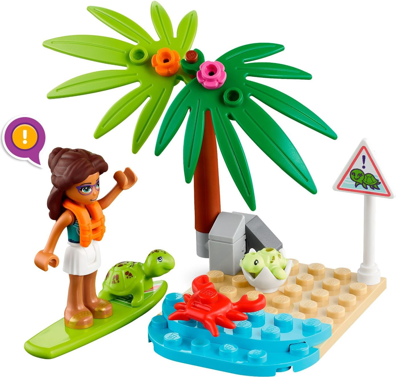 LEGO 41697 Turtle Rescue ATV - Emma & Friends Animal Playset - SuperSaverAU - view 2