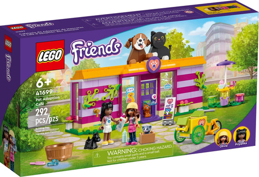 LEGO Friends 41699 Pet Adoption Café- Auzzi Store