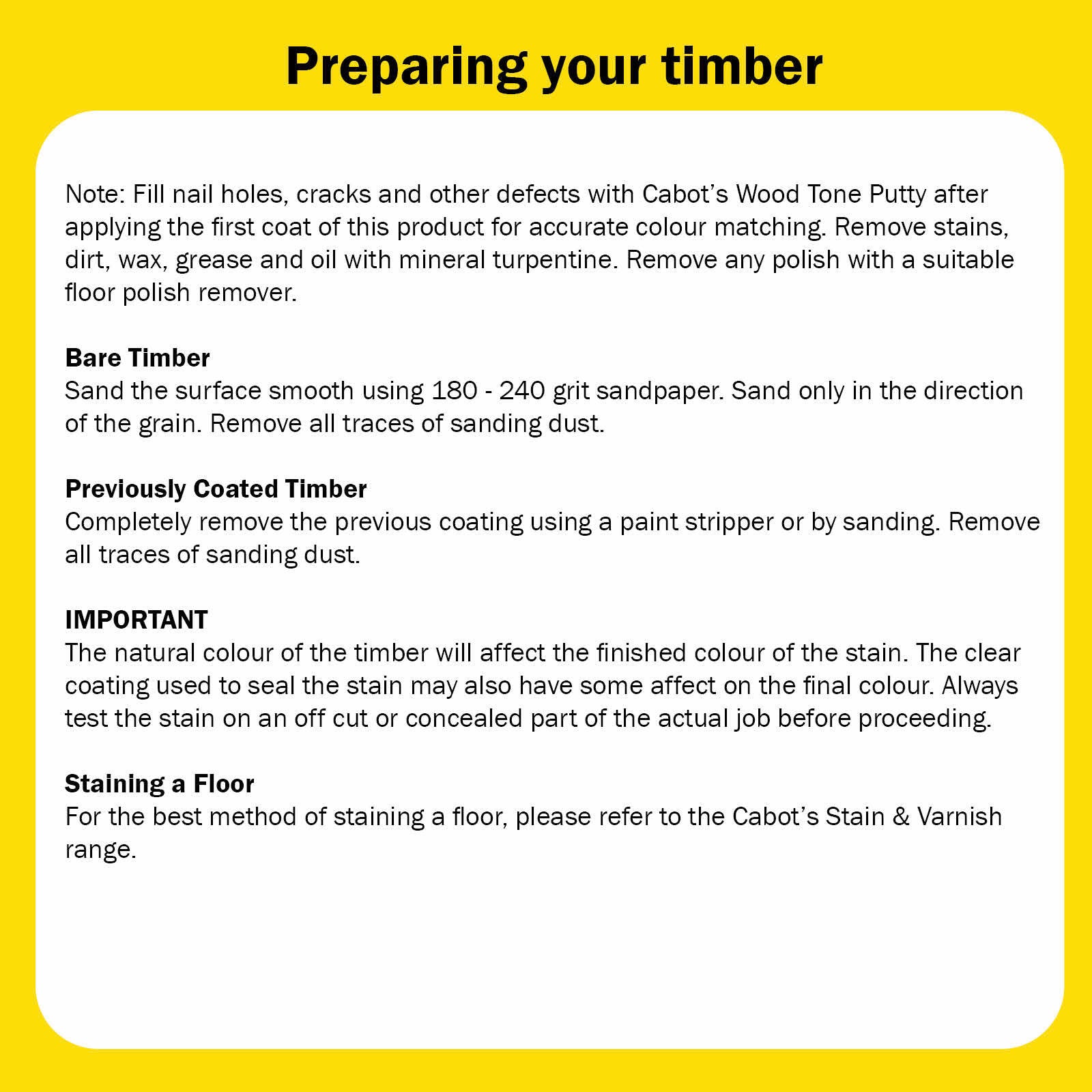 Cabot's Cedar Water Based Interior Stain 1L - Low Odour Penetrating Timber Stain