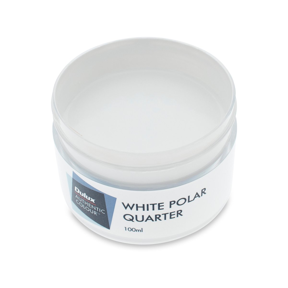 Dulux White Polar Quarter Sample Pot 100ml Water Based Low Sheen - SuperSaverAU - view 4