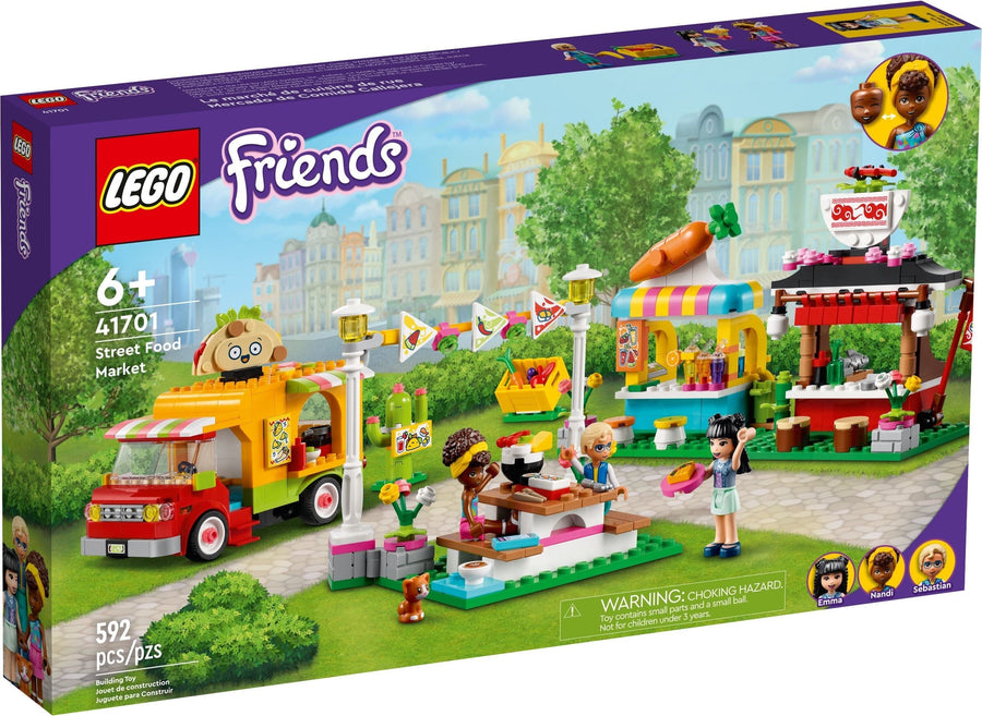 LEGO 41701 Friends Street Food Market Playset - SuperSaverAU - view 1